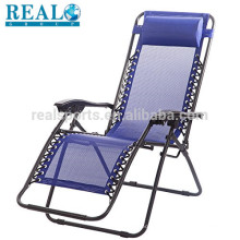 Plegable silla de playa con reposacabezas plegables plegable Camping Zero Gravity Chair